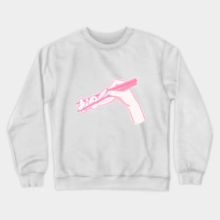 bunny chopsticks Crewneck Sweatshirt